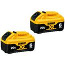 DEWALT Black 20V Lithium Battery (Pack of 2) 
