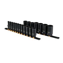 1/2 in. Drive Deep Impact Socket Set 19-Piece