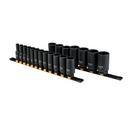 DEWALT Black Oxide 1/2 in. Drive Deep Impact Socket Set 