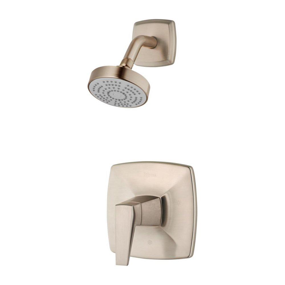 Pfister Brushed Nickel Single Handle Single Shower Faucet Trim Only 