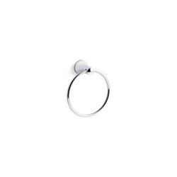 Round Closed Towel Ring in Polished Chrome