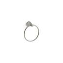 Round Closed Towel Ring in Vibrant Brushed Nickel