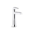 Single Handle Monoblock Bathroom Sink Faucet in Polished Chrome