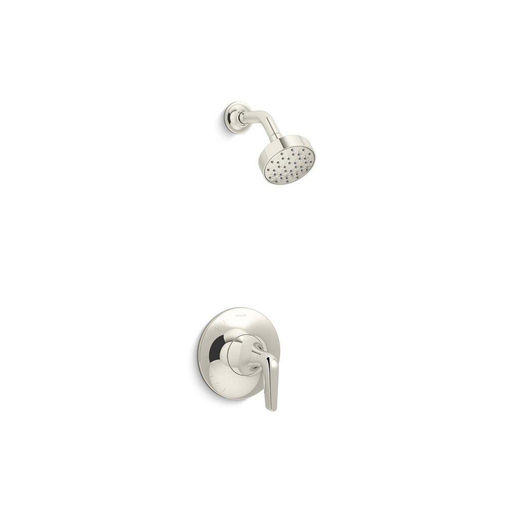 KOHLER Vibrant&reg; Polished Nickel Single Handle Single Function Shower Faucet Trim Only 