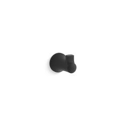 1 Robe Hook in Matte Black
