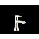 KOHLER Vibrant&reg; Polished Nickel Single Handle Monoblock Bathroom Sink Faucet 