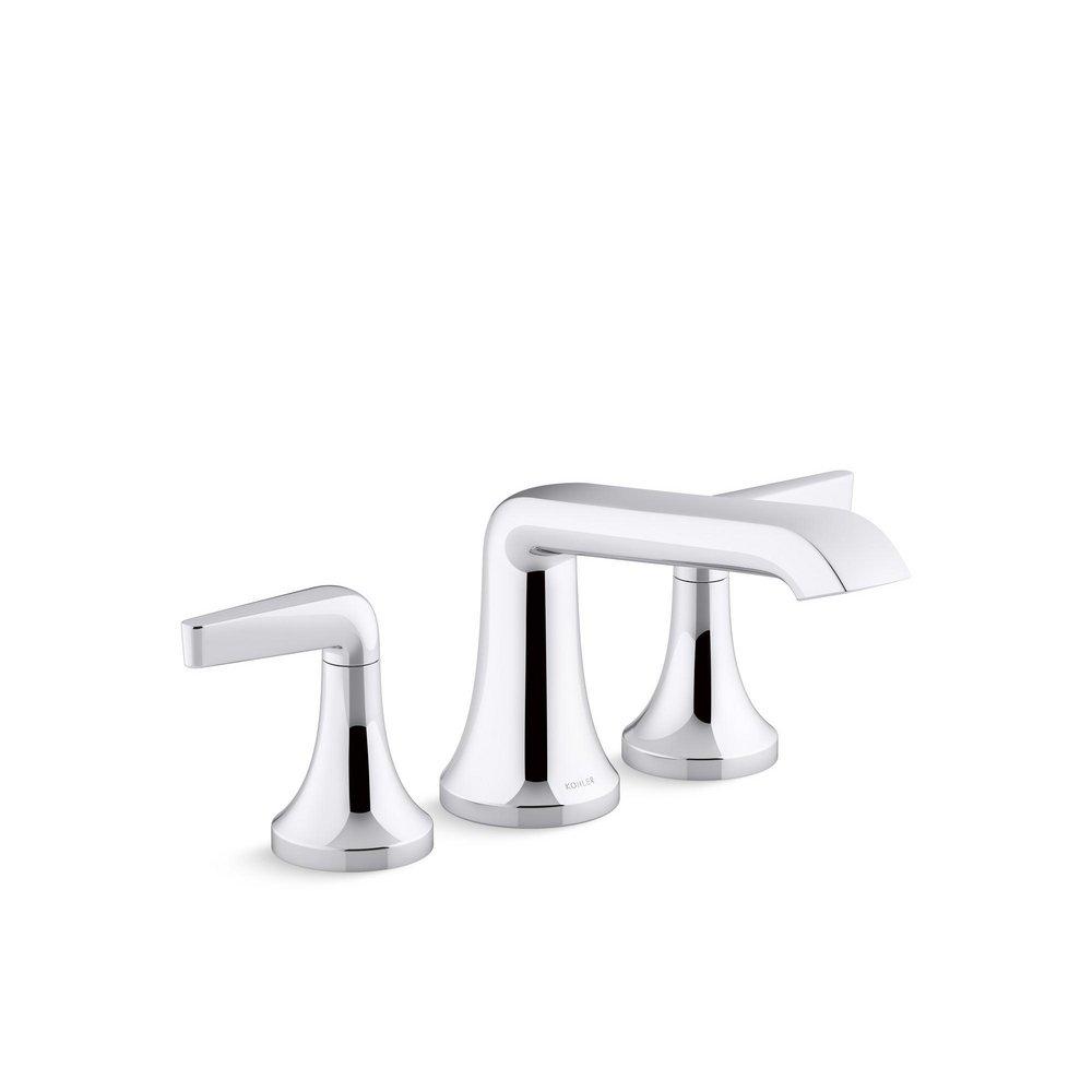 KOHLER Polished Chrome Two Handle Roman Tub Faucet Trim Only 