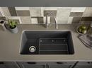 KOHLER Matte Graphite 33-1/2 x 18-5/16 in. No Hole Composite Single Bowl Undermount Kitchen Sink 