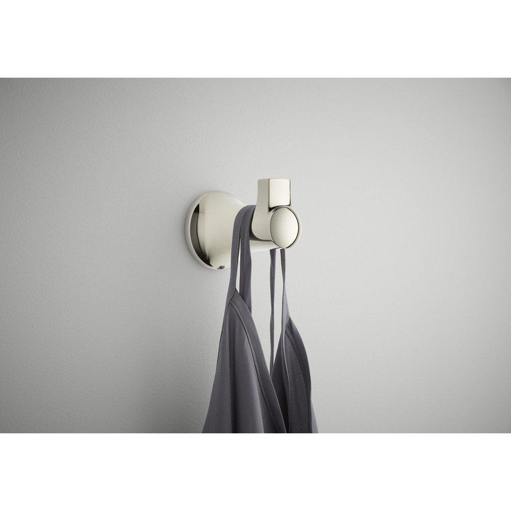 KOHLER Vibrant Polished Nickel Robe Hook 