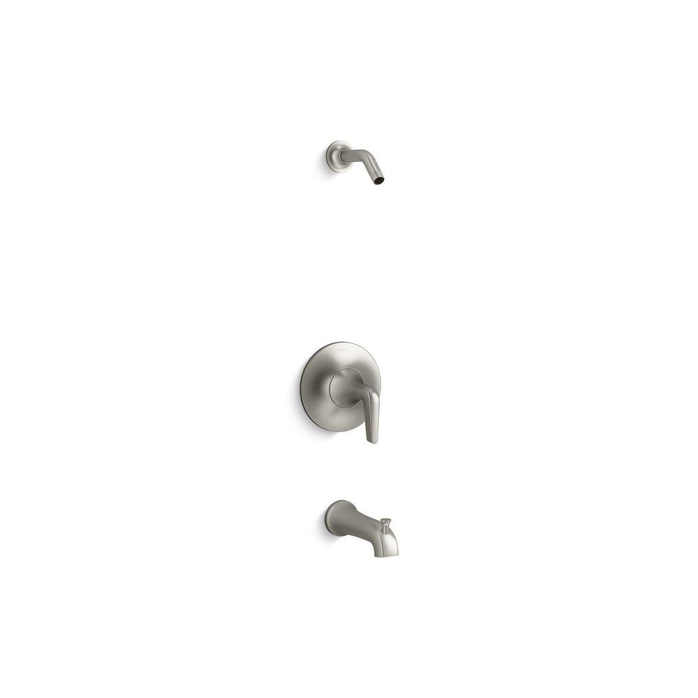 KOHLER Vibrant&reg; Brushed Nickel Single Handle Bathtub & Shower Faucet (Trim Only) 