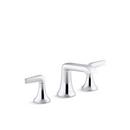 Two Handle Widespread Bathroom Sink Faucet in Polished Chrome