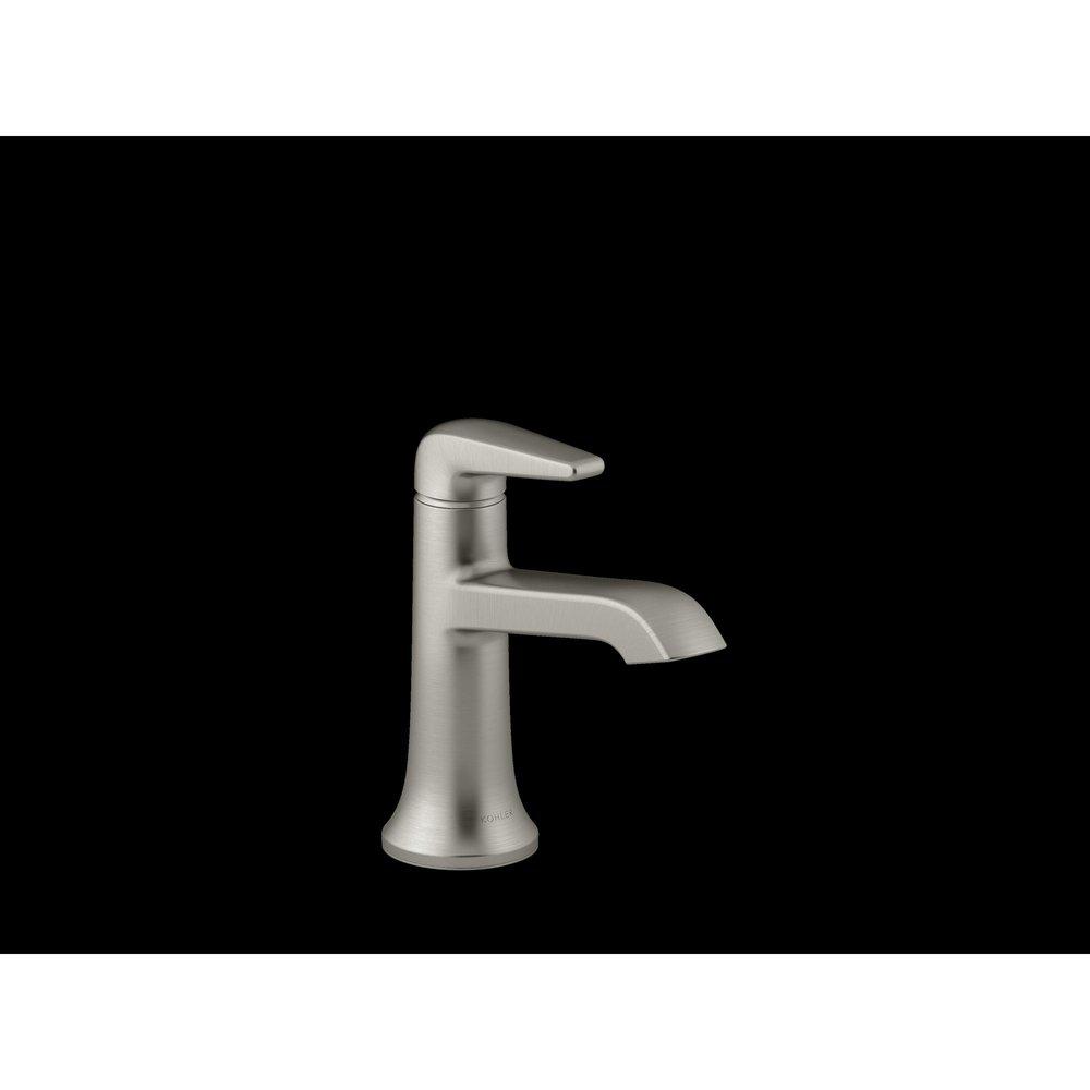 KOHLER Vibrant Brushed Nickel Single Handle Monoblock Bathroom Sink Faucet 