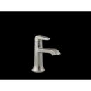 Single Handle Monoblock Bathroom Sink Faucet in Vibrant Brushed Nickel