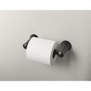 KOHLER Matte Black Wall Mount Toilet Tissue Holder 