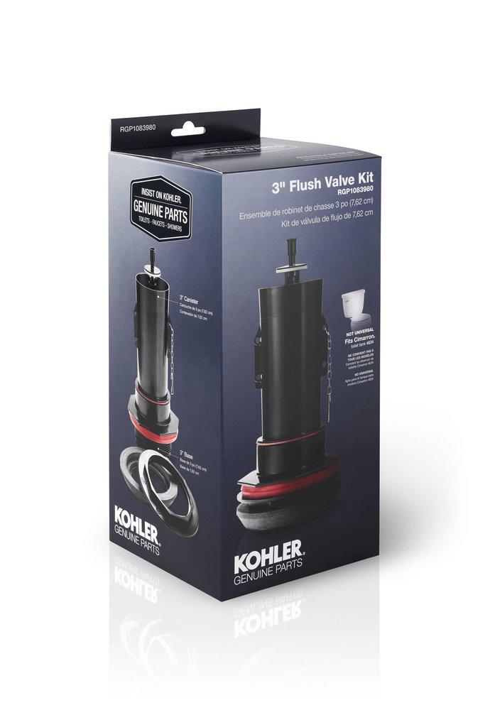 KOHLER 3 in. Plastic Flush Valve Kit 