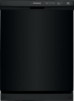 24 in. 14 Place Settings Dishwasher in Black