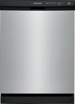 Energy Star 24"W 14 Place Setting Front Control Built-In Dishwasher in Stainless Steel