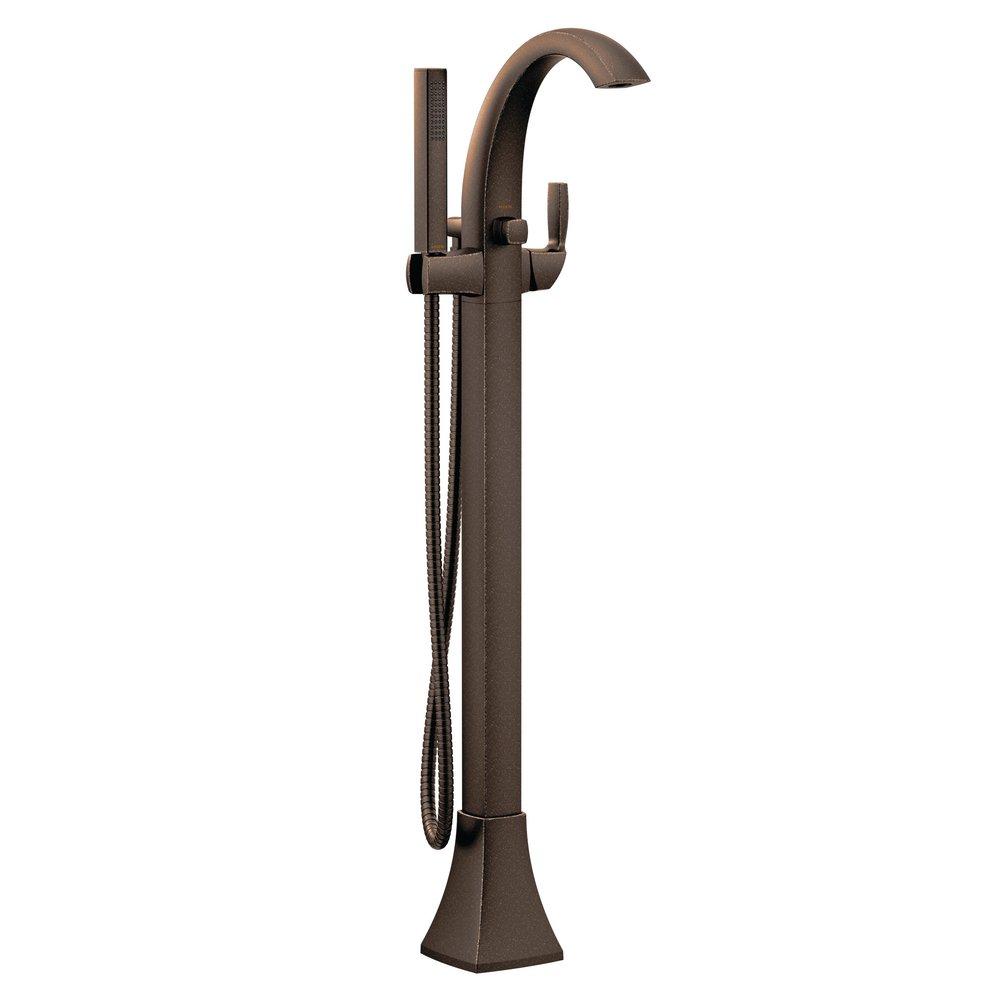 Moen Oil Rubbed Bronze Single Handle Lever Floor Mount Filler (Trim Only) 