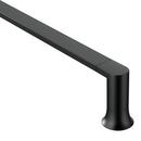 Creative Specialties International Matte Black 18 in. Towel Bar 