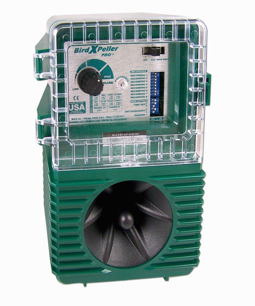 Bird-X Green Sonic Woodpecker Repellent Unit in Green 