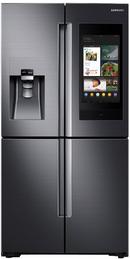 35-3/4 in. 22 cu. ft. Counter Depth, French Door Refrigerator in Fingerprint Resistant Black Stainless Steel
