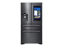 35-3/4 in. 12.3 cu. ft. Counter Depth, French Door Refrigerator in Fingerprint Resistant Black Stainless Steel