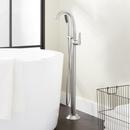 Signature Hardware Chrome Single Handle Lever Floor Mount Filler (Trim Only) 