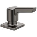 Delta Faucet Black Stainless 13 oz. Deck Mount Metal Soap & Lotion Dispenser 