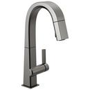 Single Lever Handle Bar Faucet in Black Stainless