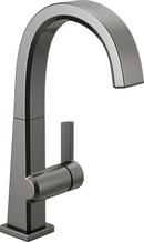 Single Handle Lever Handle Bar Faucet in Black Stainless