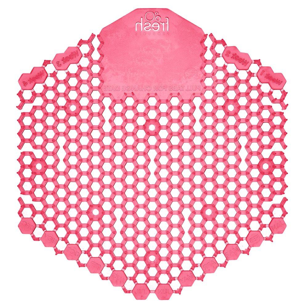 Fresh Products Red 7 x 6-1/2 x 2/3 in. EVA Spiced Apple Urinal Screen Deodorizer in Red 