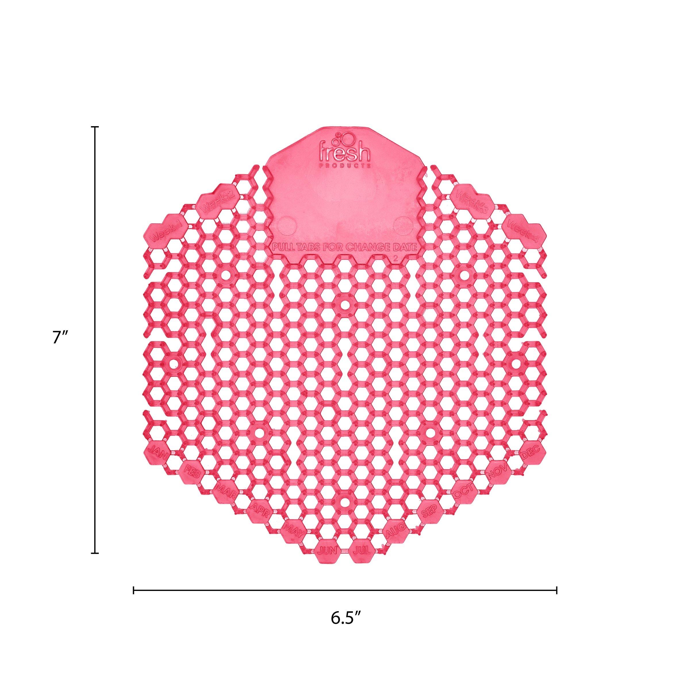 Fresh Products Red 7 x 6-1/2 x 2/3 in. EVA Spiced Apple Urinal Screen Deodorizer in Red 