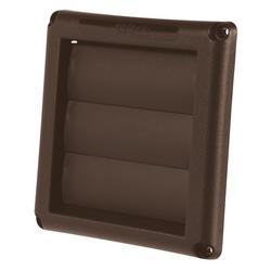 3 in. Dryer Vent Hood in Brown Polypropylene