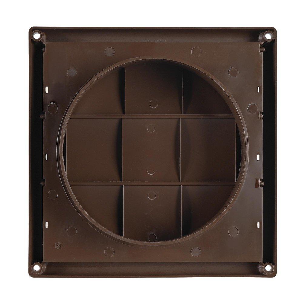 Deflecto Brown 3 in. Dryer Vent Hood Polypropylene 