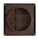 Deflecto Brown 3 in. Dryer Vent Hood Polypropylene 