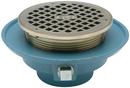 Zurn No Hub Nickel Bronze Floor Drain with Round Top 