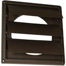 Deflecto Brown 6 in. Brown Louvered Hood 
