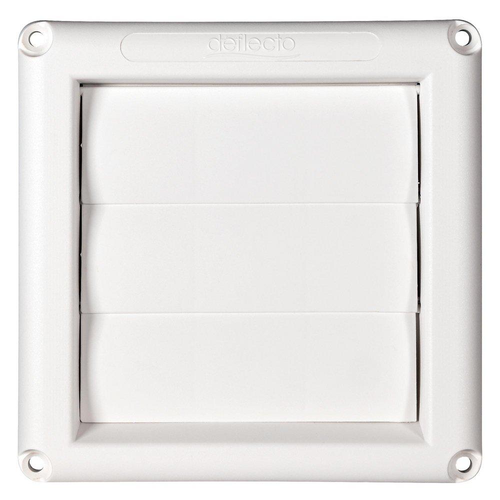 Deflecto White 5 in. Dryer Vent Hood Calcium Filled Polypropylene 