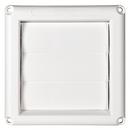 Deflecto White 5 in. Dryer Vent Hood Calcium Filled Polypropylene 