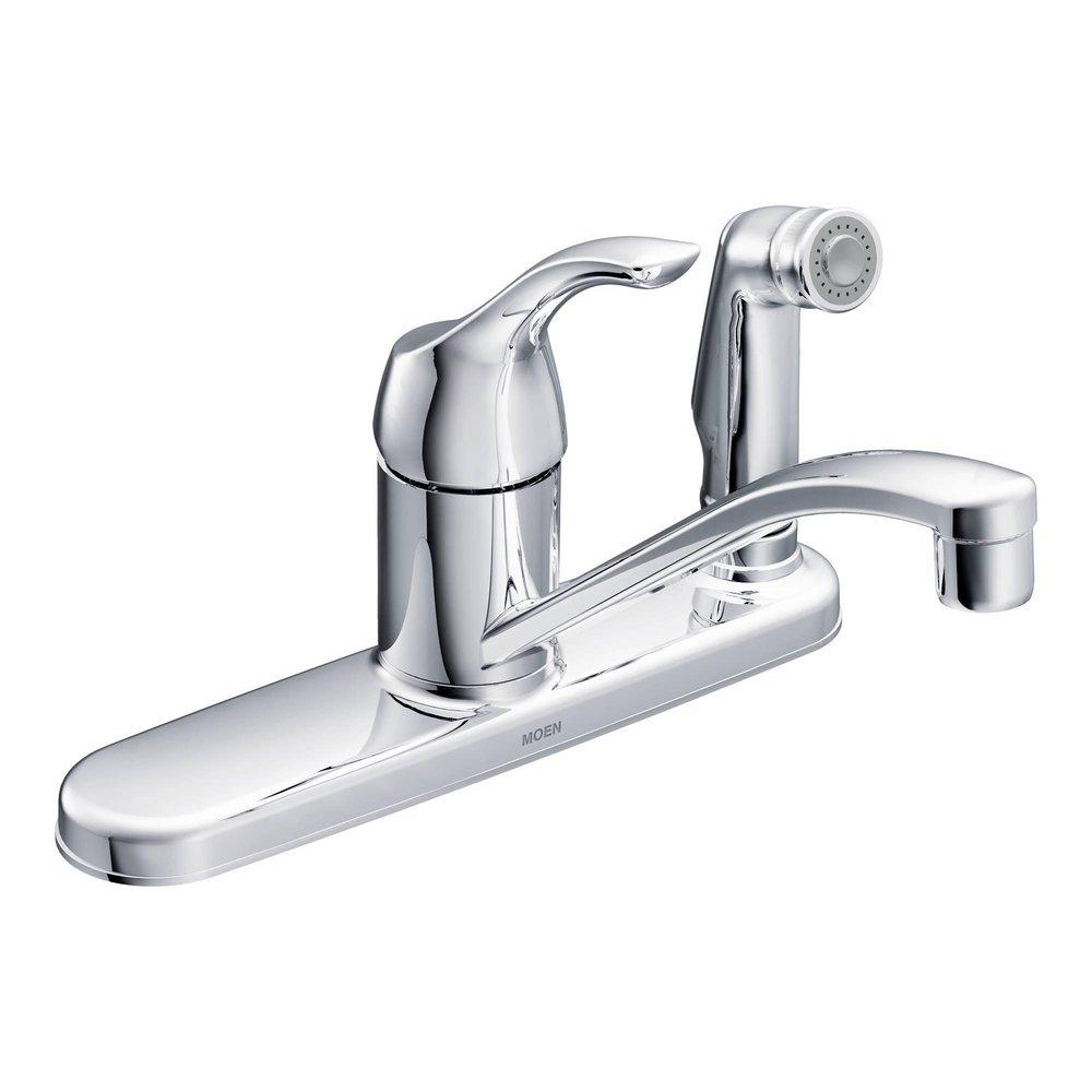 Moen Polished Chrome Single Handle Kitchen Faucet 