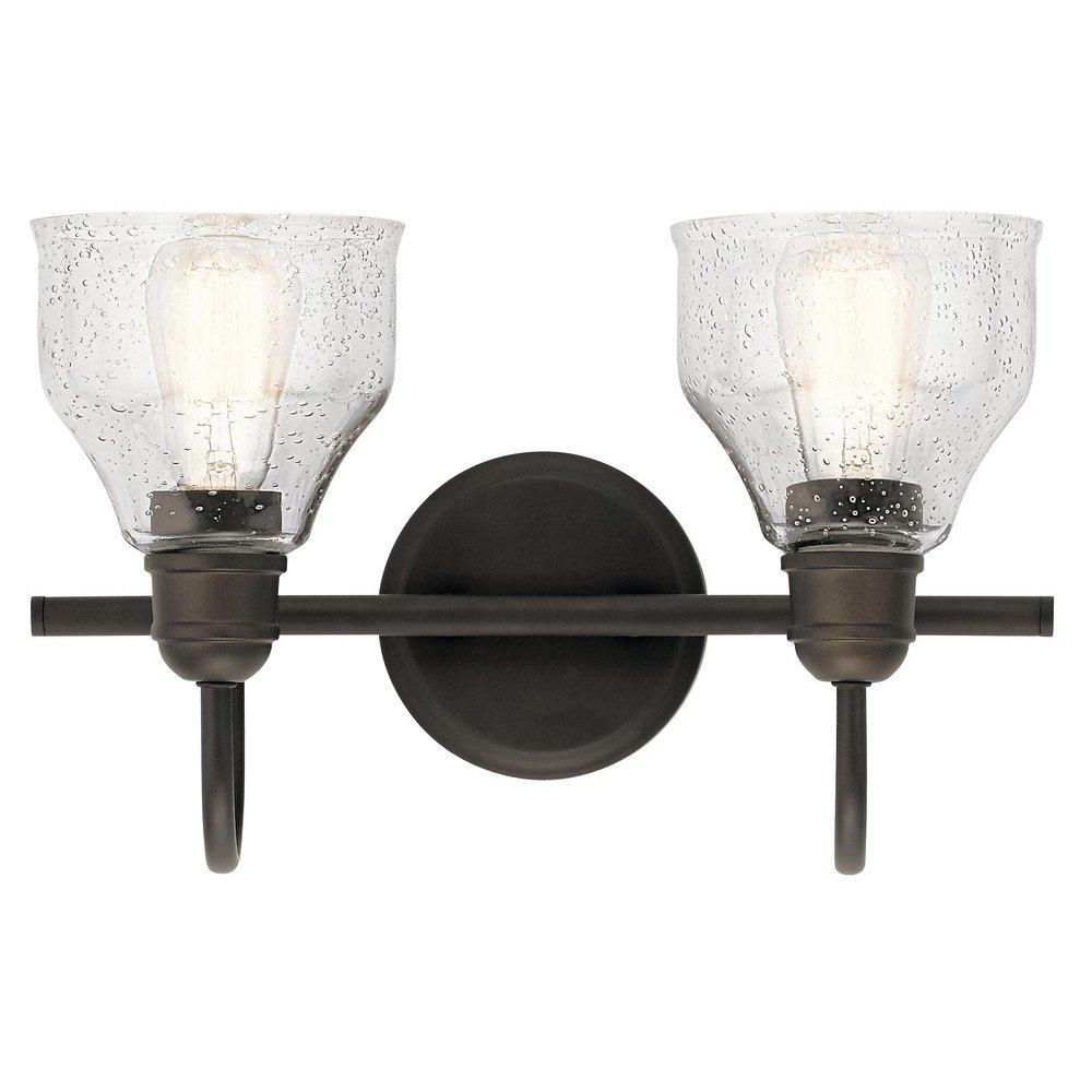 Kichler Lighting Olde Bronze 75W 2-Light Medium E-26 Incandescent Vanity Fixture 
