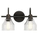 Kichler Lighting Olde Bronze 75W 2-Light Medium E-26 Incandescent Vanity Fixture 
