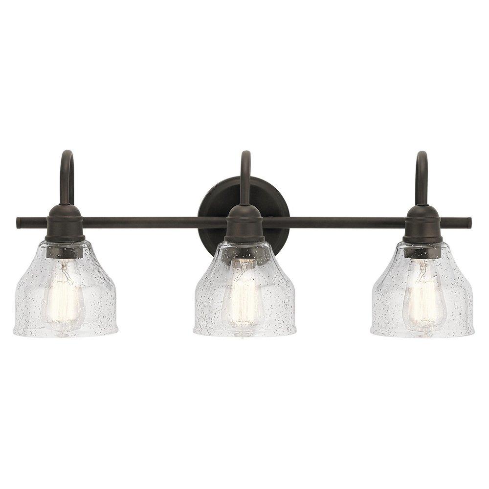 Kichler Lighting Olde Bronze 75W 3-Light Medium E-26 Incandescent Vanity Fixture 
