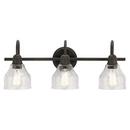 75W 3-Light Medium E-26 Incandescent Vanity Fixture in Olde Bronze