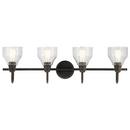 Kichler Lighting Olde Bronze 75W 4-Light Medium E-26 Incandescent Vanity Fixture 