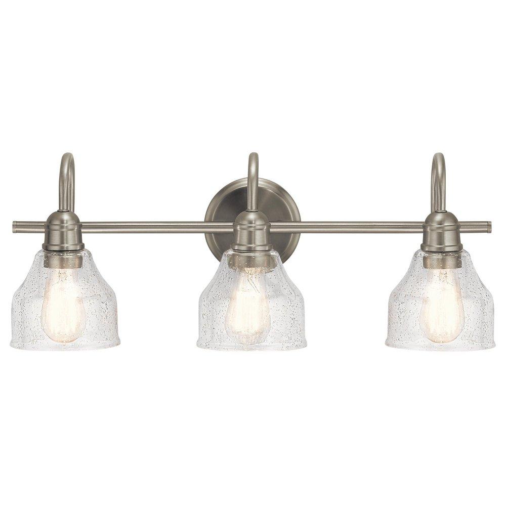 Kichler Lighting Brushed Nickel 75W 3-Light Medium E-26 Incandescent Vanity Fixture 