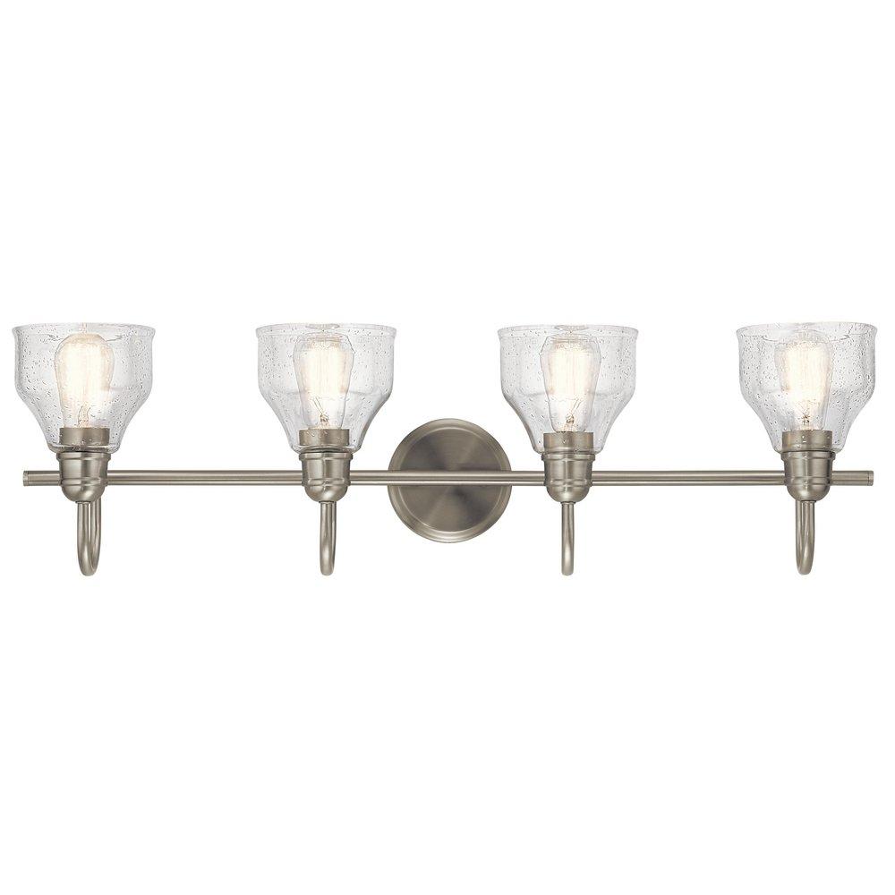 Kichler Lighting Brushed Nickel 75W 4-Light Medium E-26 Incandescent Vanity Fixture 