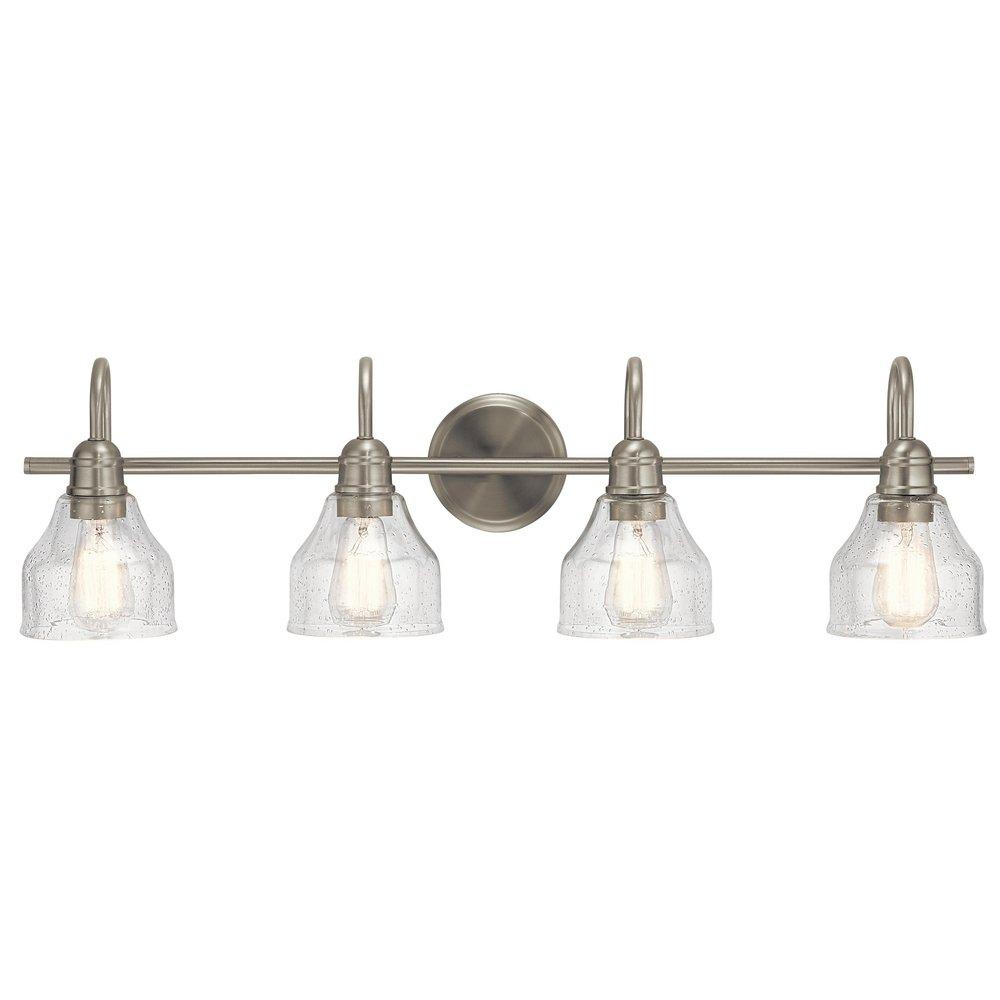Kichler Lighting Brushed Nickel 75W 4-Light Medium E-26 Incandescent Vanity Fixture 