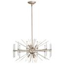 Kichler Lighting Polished Nickel 60W 6-Light Candelabra E-12 Incandescent Chandelier 