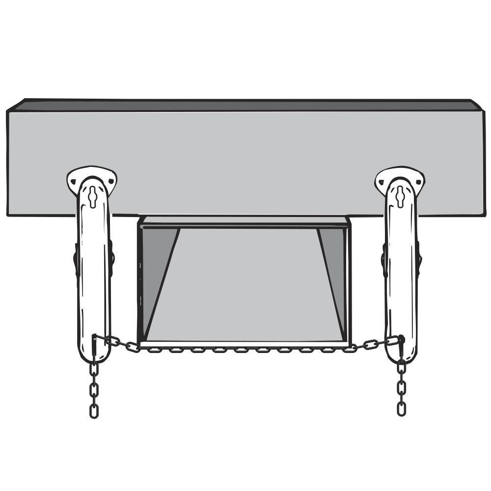 Malco Steel Pipe and Duct Holder 